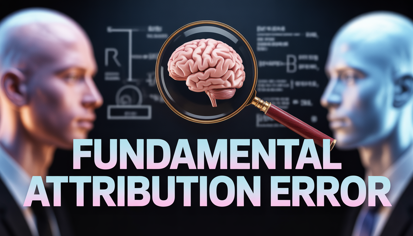 Fundamental Attribution Error: